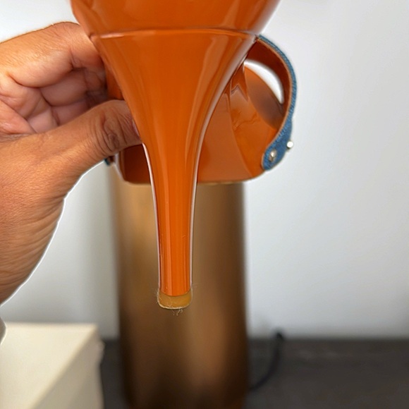 Dior Women's Sandals in Orange and Blue - Picture 7 of 16